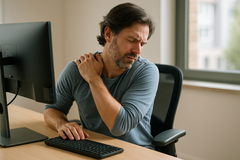 Skuldersmerter behandling: find lindring og undgå tilbagefald med ergonomiske løsninger