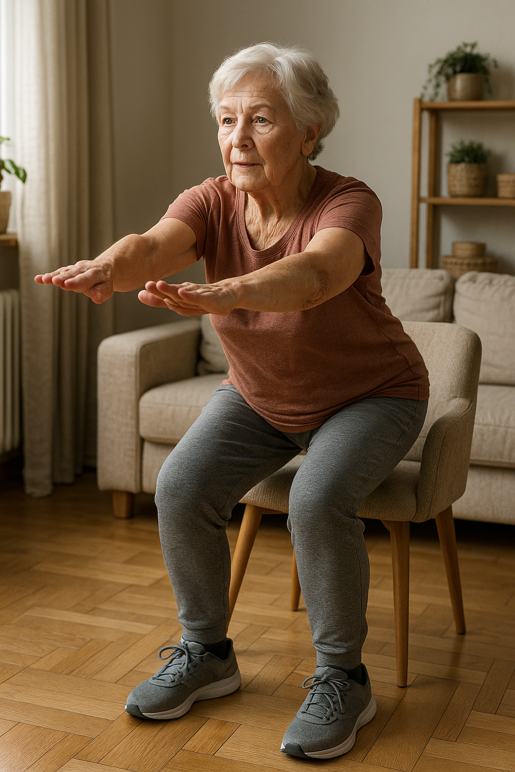 Hjemmetræning for ældre der styrker balance og forebygger fald