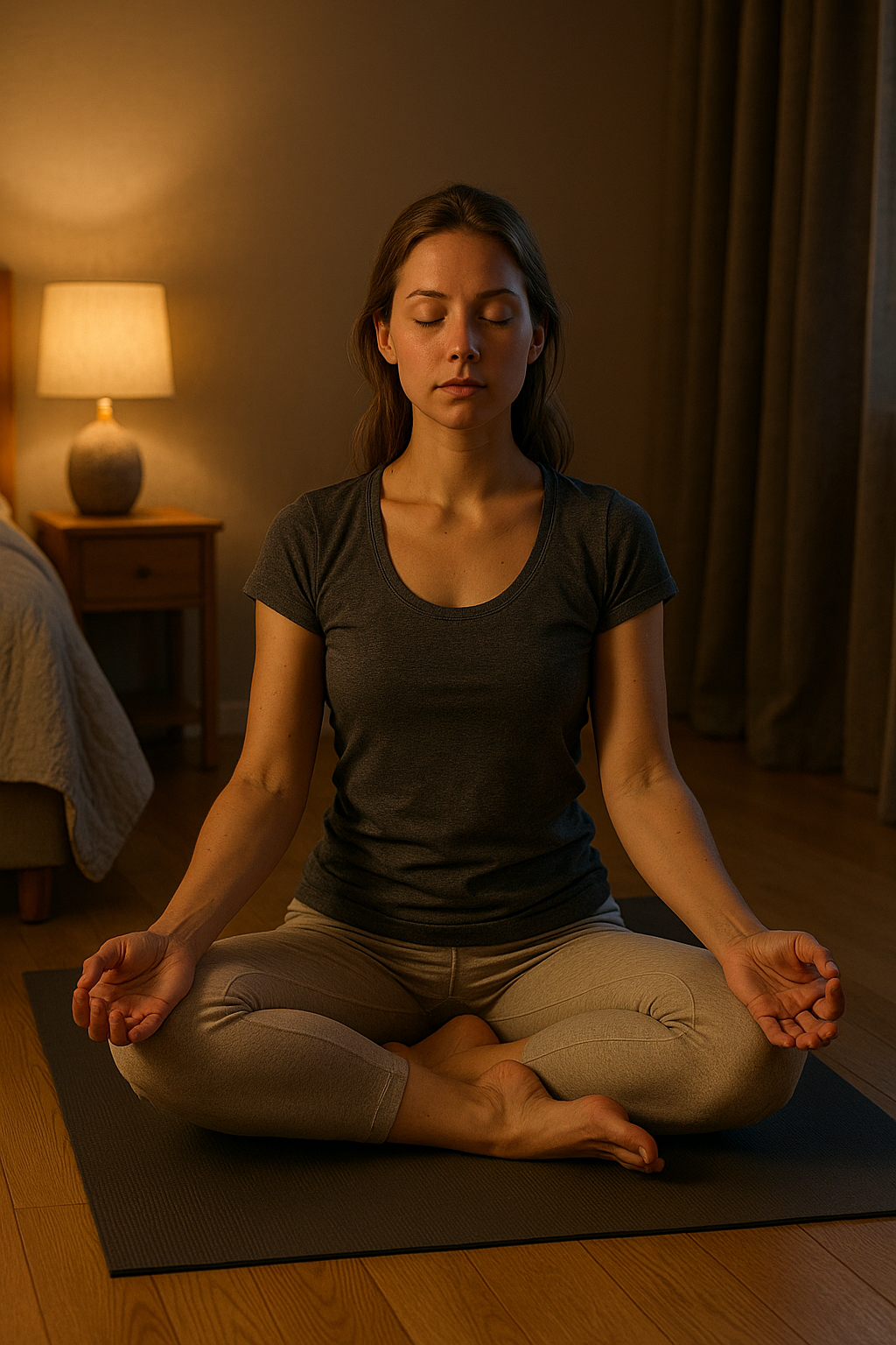 Aften yoga der giver ro i kroppen og bedre søvn