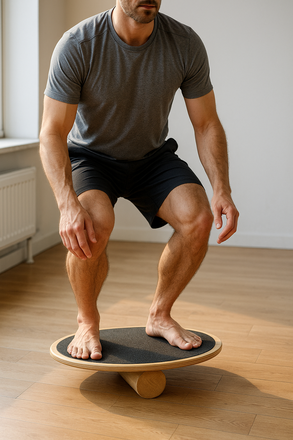 Balance bræt der styrker din core og forbedrer din balance hjemme og på kontoret