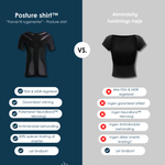 Women's Posture Shirt™ Zipper - Sort