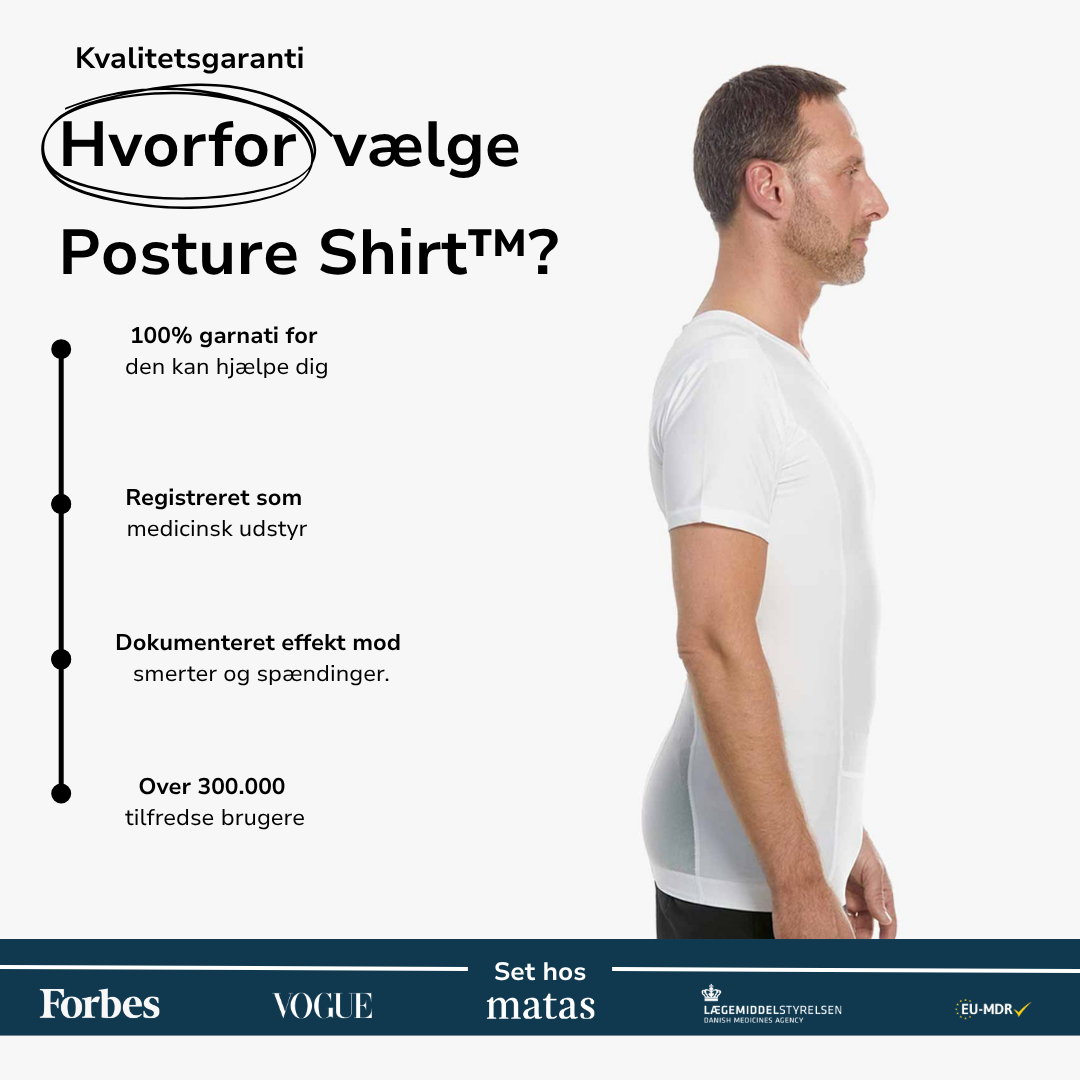 Men's Posture Shirt™ - Hvid