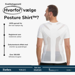 Men's Posture Shirt™ Zipper - Hvid
