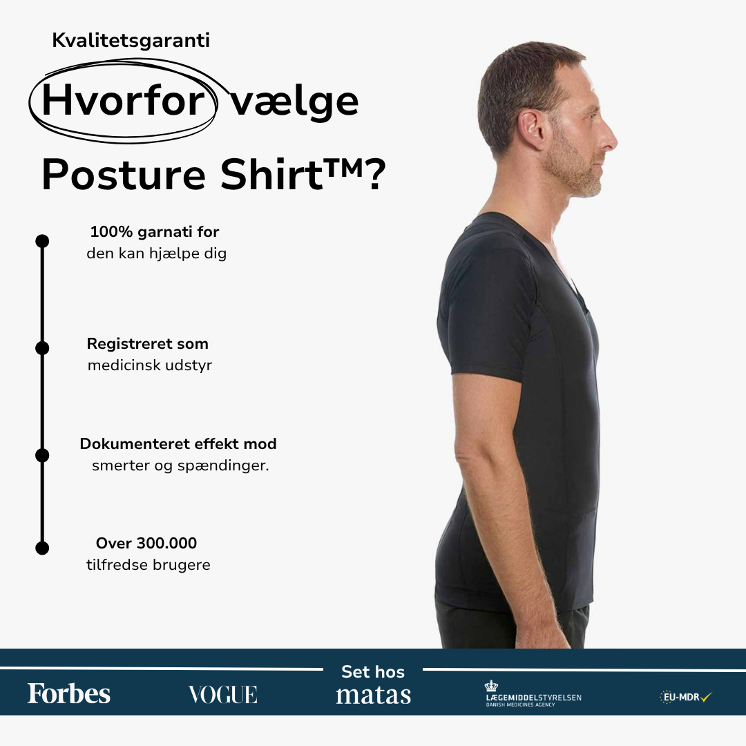 Men's Posture Shirt™ - Sort