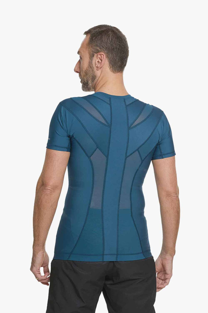 mens posture shirt blue 