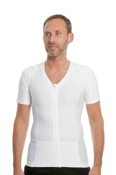 Men's Posture Shirt™ Zipper - Hvid